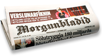 Samanbrotið Morgunblað, mynd Morgunblaðið
